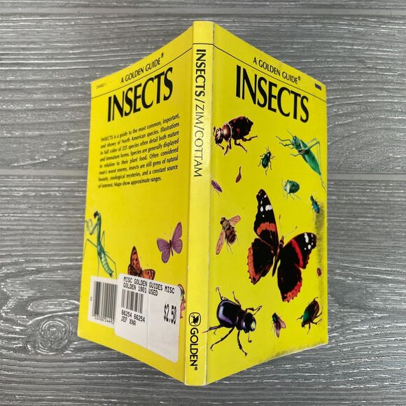 Vintage 1950s Golden Guide Insects Nature Book Detailed Realistic Illustrations - Picture 7 of 10